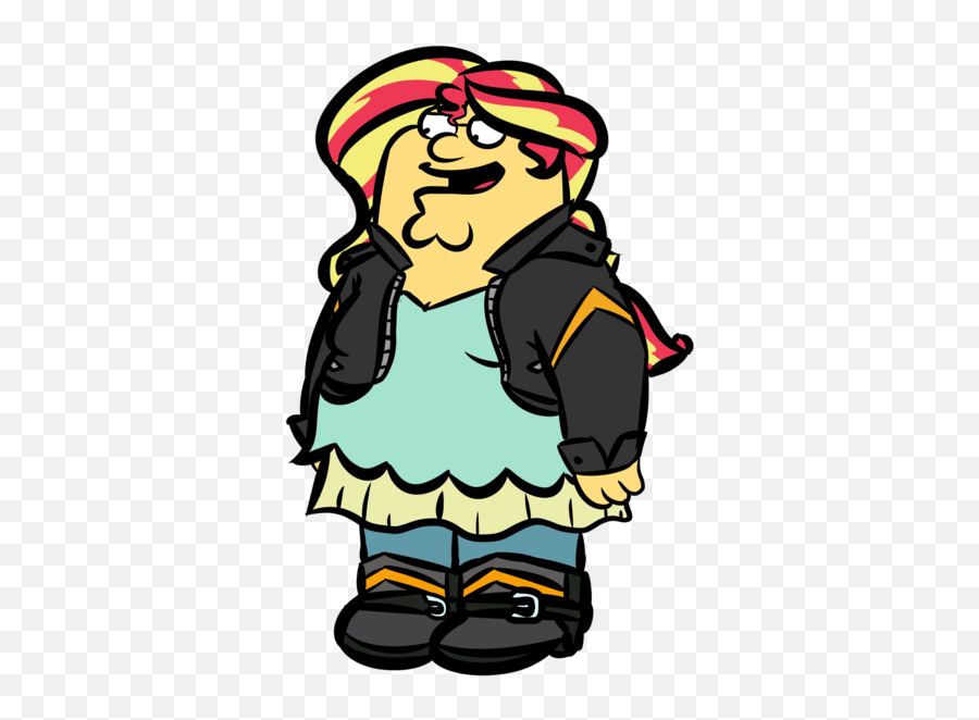 2197431 - Safe Artistwitchtaunter Sunset Shimmer Family Guy Mlp Eg Emoji,Peter Griffin Text Emoticon