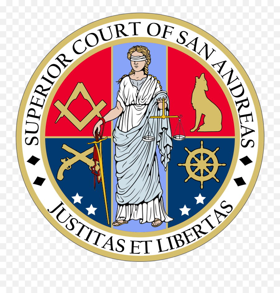 The Courts Of San Andreas Gta 5 State Of San Andreas Logo Emoji