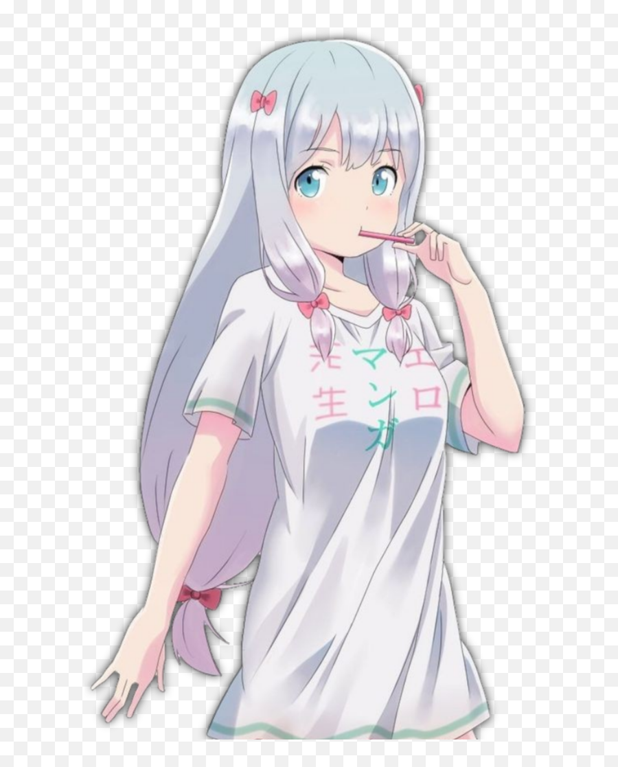 Popular And Trending Sagiriizumi Stickers On Picsart - Izumi Sagiri Brushing Teeth Emoji,Eromanga Sensei Sagiri Emoji