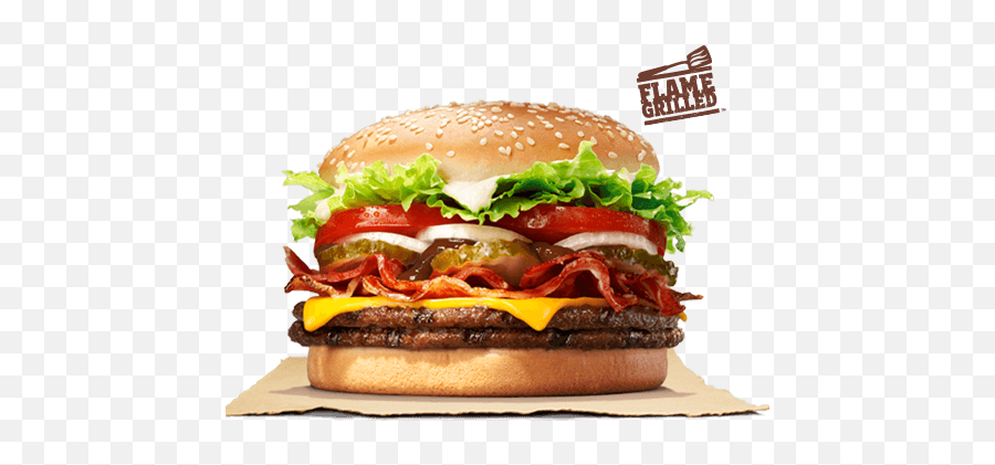 We Wish Fast Food Restaurants Would Bring Back These - Bacon Whopper Cheese Emoji,Wendy's Spicy Sandwich Emoji