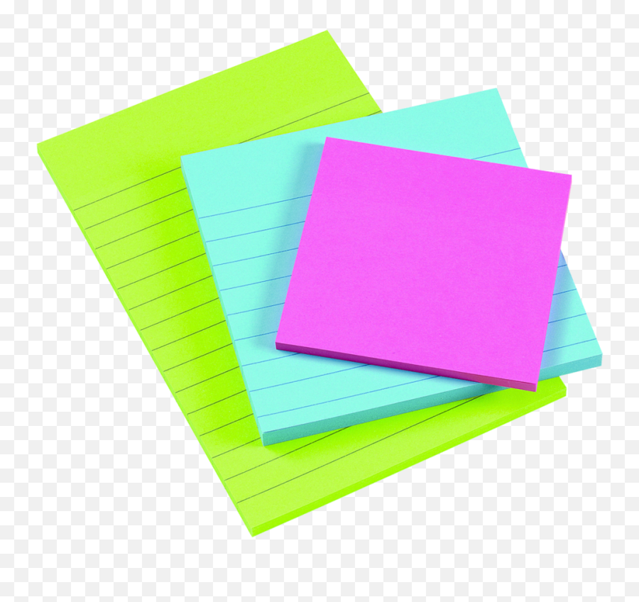 Notes Top View Png - Post It Notes Stack Clip Art Emoji,Cool Emojis For Sticky Notes