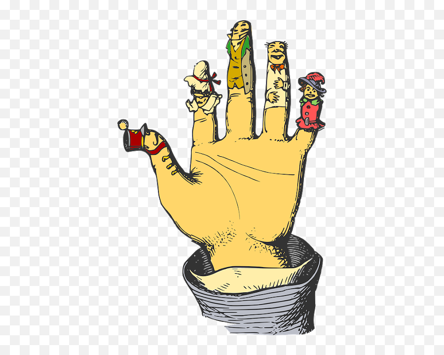 Cartoon Hand In 2021 - Hand Clipart Finger Puppe Emoji,Emotions Like Jellyfish