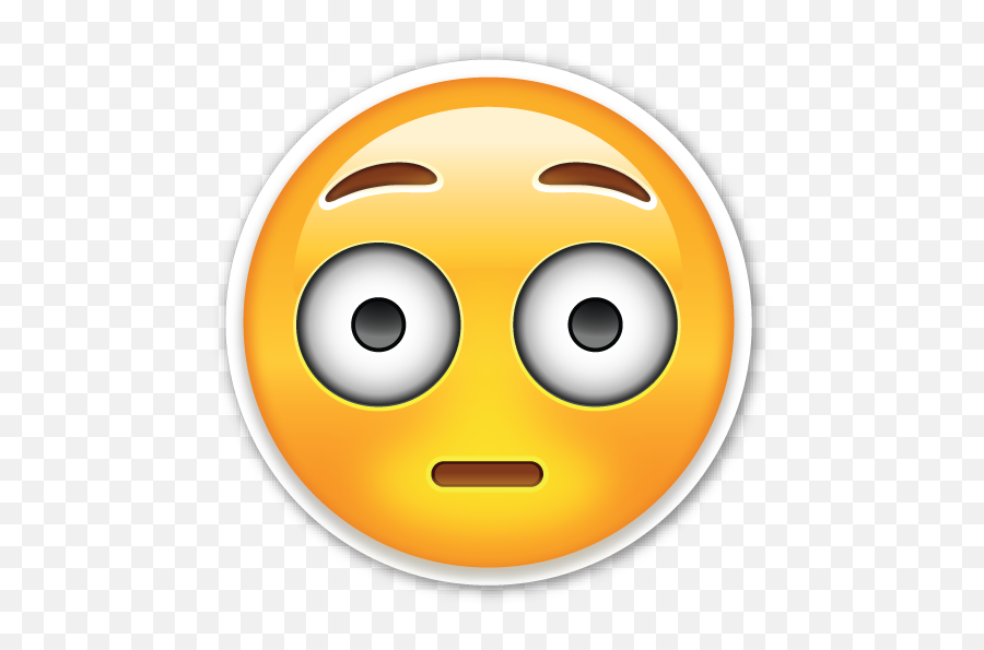 Flushed Face - Emojistickerscom Imágenes De Emojis Free Emoji Clipart,Emoji