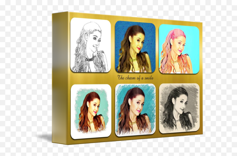 Ariana Grande Pop Star Celebrity Singer - Hair Design Emoji,Ariana Grande Cover Of Emotions