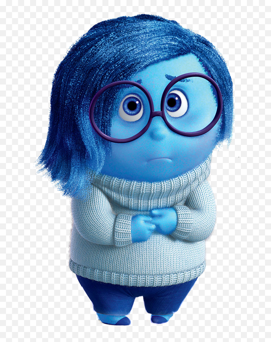 Sadness - Sad Character From Inside Out Emoji,Pixar Movie About Emotions