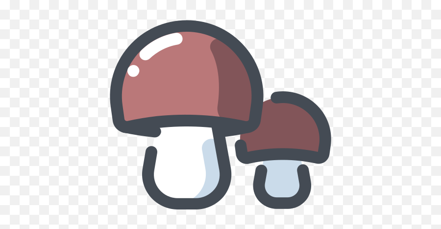Mushrooms Icon In Pastel Style - Clip Art Emoji,Iphone Mushrooms Emoji