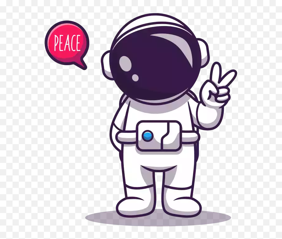 Custom Tees - Cute Astronaut Sticker Emoji,Cool Drawing Emotions