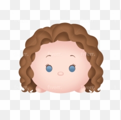 Draw You Or Anything With Disney Tsum - Curly Emoji,Colored Girl Emoji Tsum Tsum