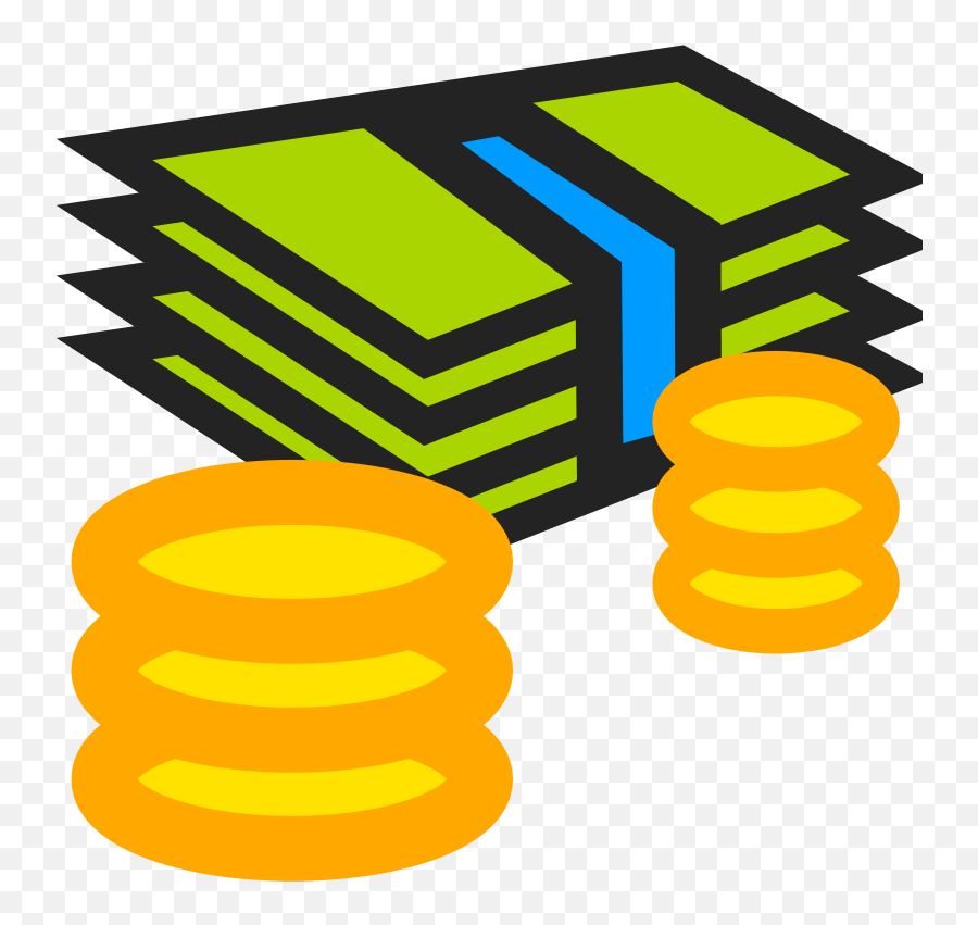 Cartoon Stack Of Money Download - Transparent Money Coin Clipart Emoji,Free Emoticon Images Cash