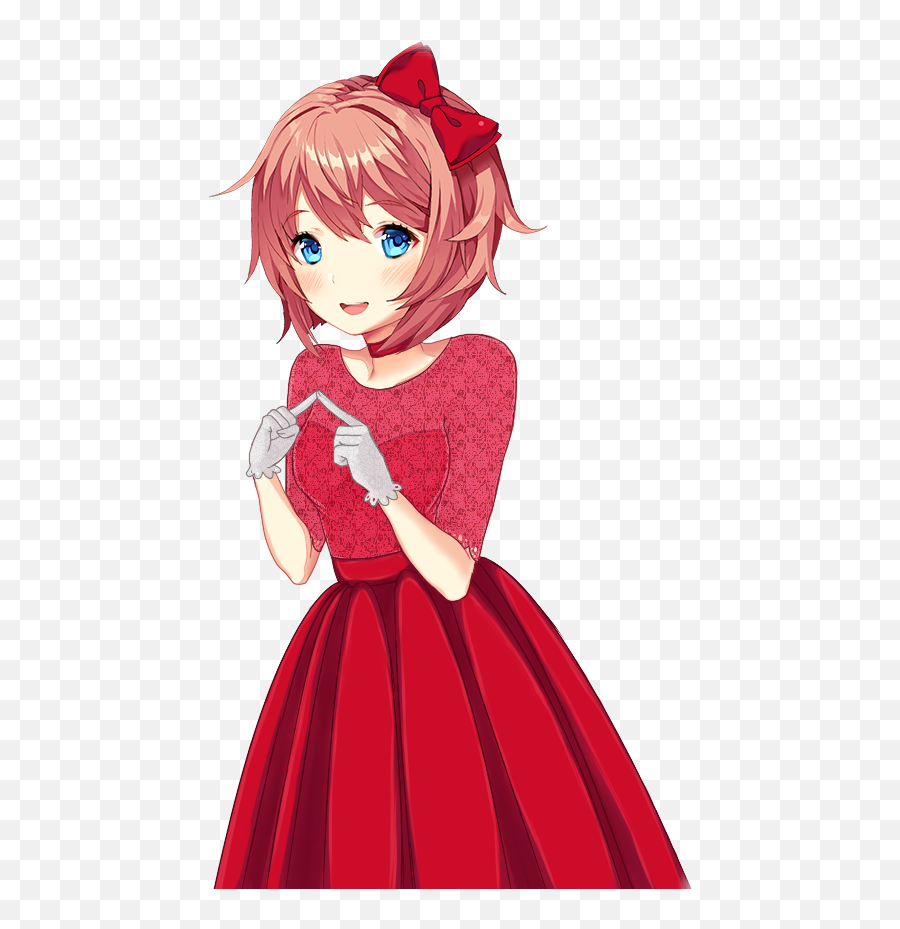 Sayori Ddlc Justsayori Sticker By Thefreshtea - Transparent Sayori Ddlc Sprites Emoji,Sayori Emojis