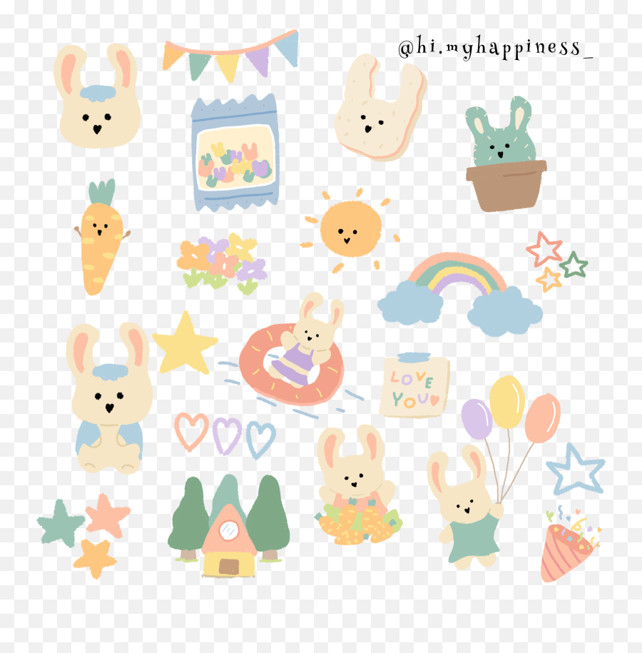 Sticker Art Pop Stickers Cute Doodles Emoji,Korean Diary Deco Stickers - Emotions