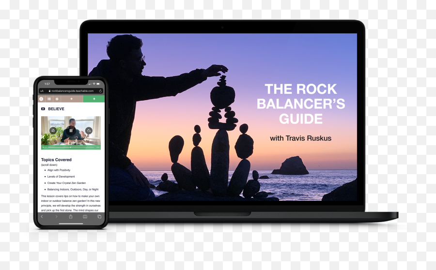 Online Course The Rock Balanceru0027s Guide U2014 Travis Ruskus Emoji,Stone Balance Emotions