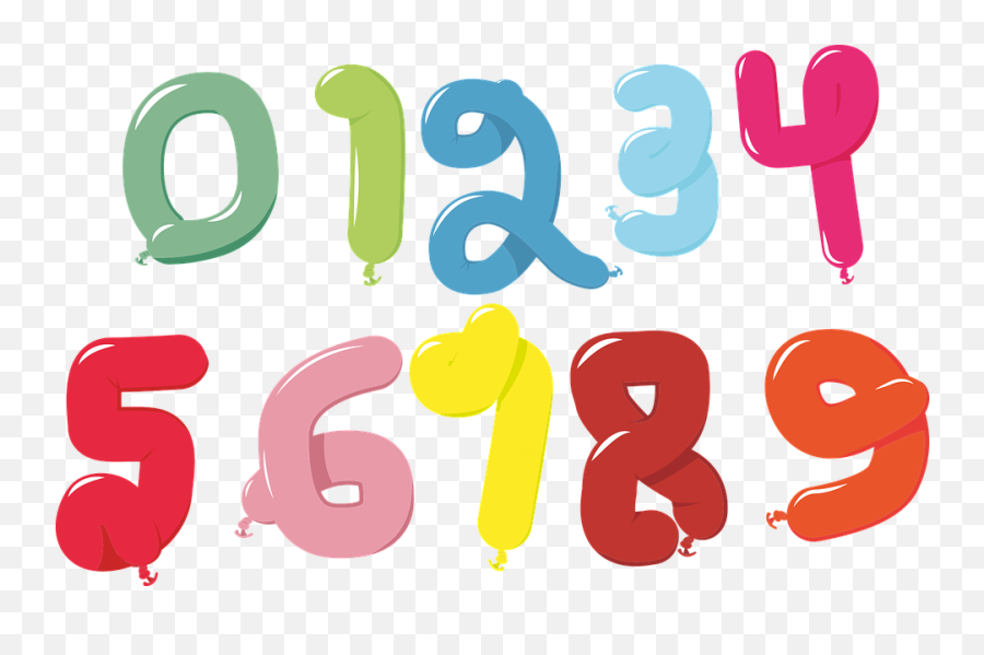 Balloon Numbers 1 - Free Vector Graphic On Pixabay Emoji,7 Emotions 2018