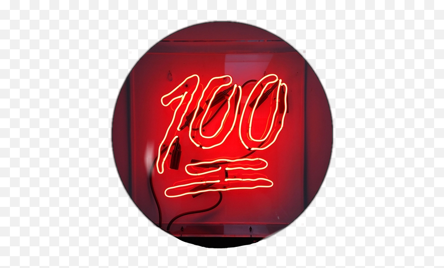 Sticker 100 100 Red 302130736483211 By Shaleejones Emoji,100 Emoji