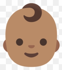 Medium Skin Tone Emoji - Brown Baby Emoji,Change Emoji Skin Tone Android