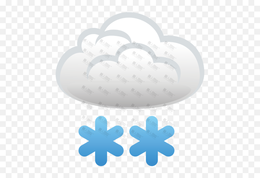 Png Emoji,Snow Cloud Emoji