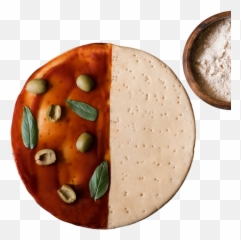 Whole Wheat Thin Crust Pizza Base Pack Of 2 Paushtaa Emoji,Apple Pizza Emoji