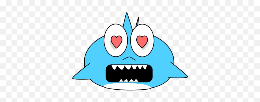 Animated Shark Stickers By Cooper Epps - Dropping Jaw Animated Cartoon Gif Emoji,Amoeba Emoji