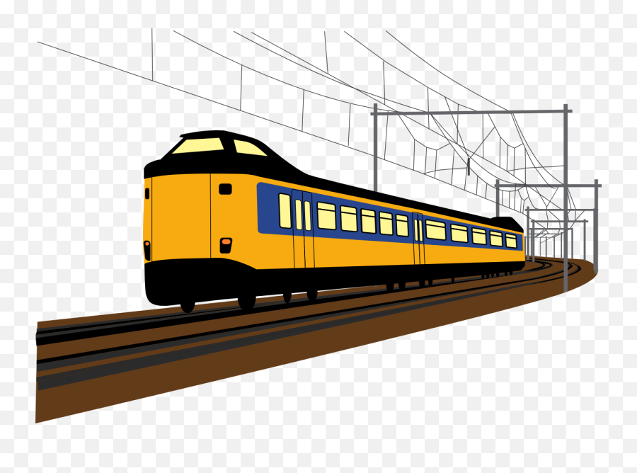 Train Driver Clipart Free Clipart Images - Clipartix Train On Railway Clipart Emoji,Railroad Emoji