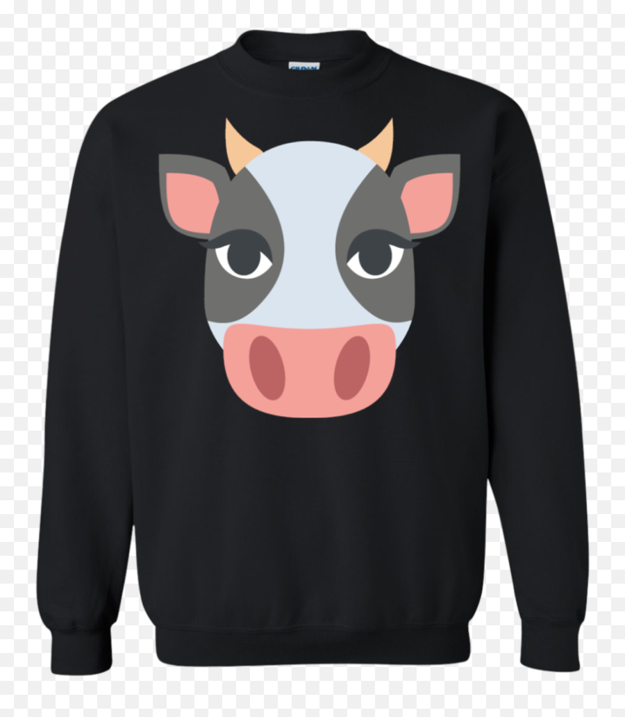 Cow Face Emoji Sweatshirt - Ramadan On T Shirt,Emoji Merch
