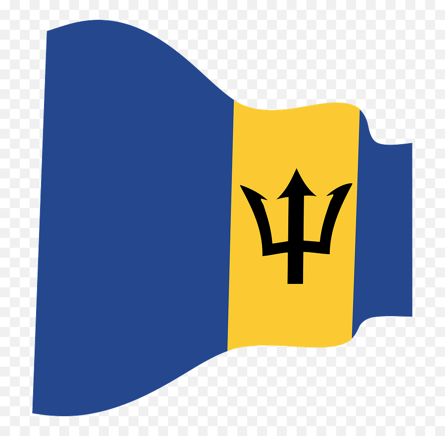 Barbados Flag Clipart - Barbados Flag Emoji,Scotland Flag Emoji