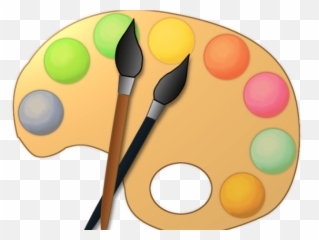 Paint Clipart Palet - Paint Palette Clear Background Emoji,Palette Emoji