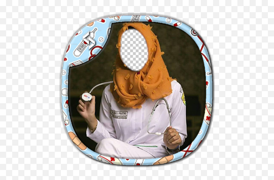 Hijab Nurse Beautiful - Kneeling Emoji,Nurse Emoticons Free