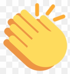 Clapping Hands Emoji - Discord Emoji Transparent Background,Clapping Hands Emoji