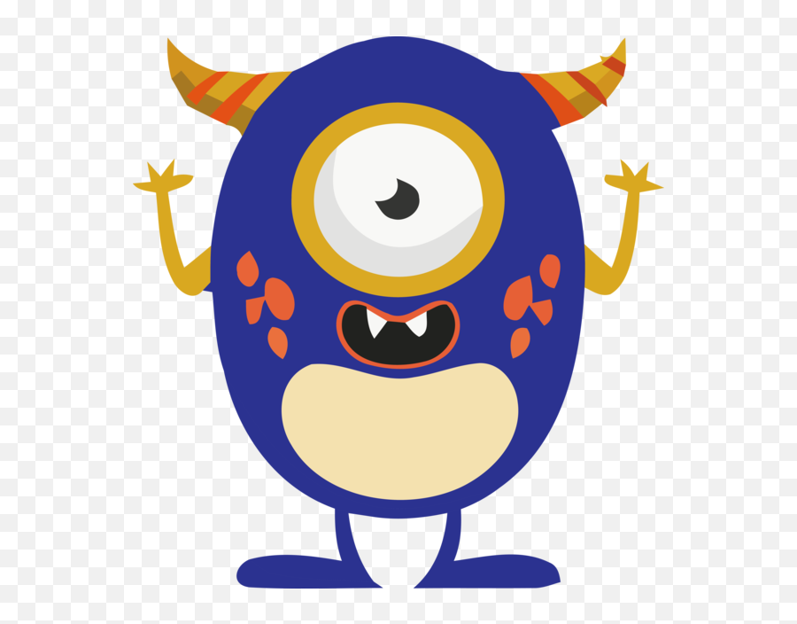Halloween Smiley Emoticon Character For Halloween Monster - Dot Emoji,Hanukkah Smileys Emoticons