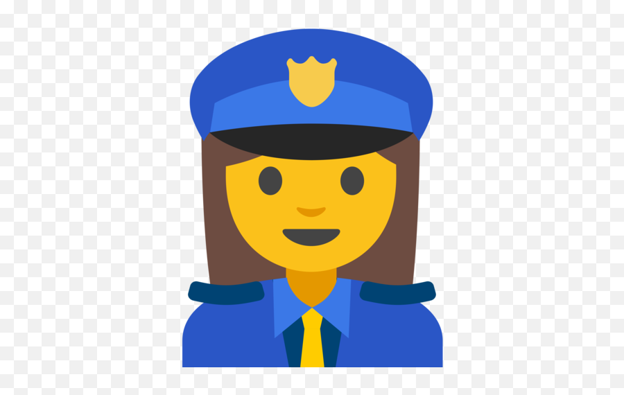 Woman Police Officer Emoji - Policia Emoji,Police Emoji