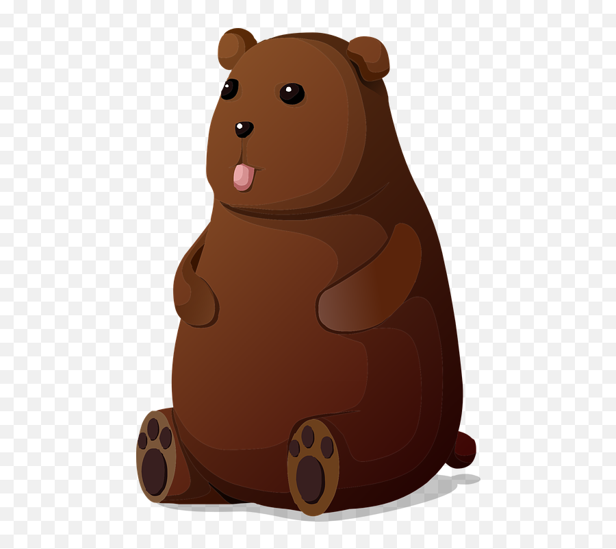 Hamster Clipart Brown Teddy Bear Hamster Brown Teddy Bear - Happy Emoji,Brown Twisty Emoji