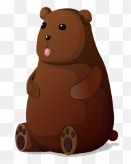 Hamster Clipart Brown Teddy Bear Hamster Brown Teddy Bear - Happy Emoji,Brown Twisty Emoji