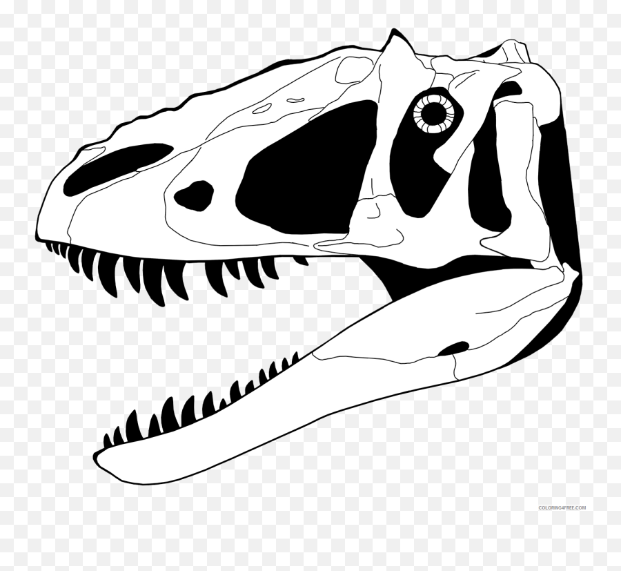 Black And White Dinosaur Coloring Pages Dinosaur Skeleton - Dinosaur Skeleton Coloring Sheet Emoji,Popeye Movie Cancelled For Emoji Movie