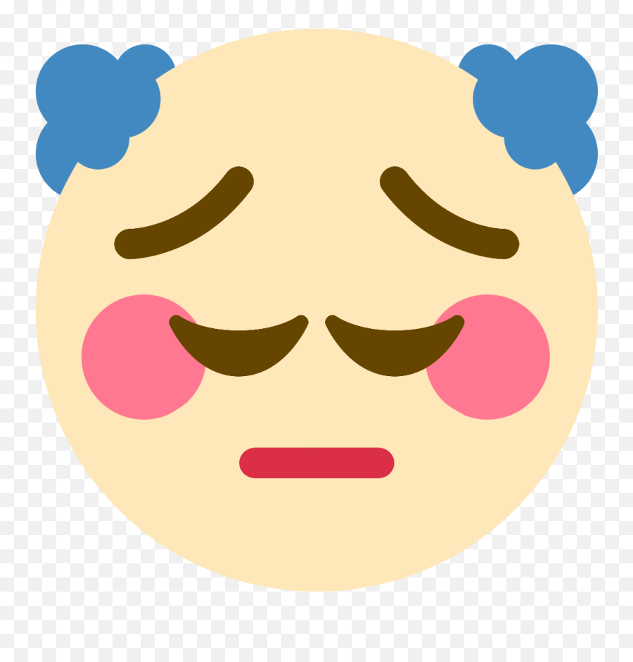 Slipper Animal - Sad Clown Emoji Transparent,Flush Emoji