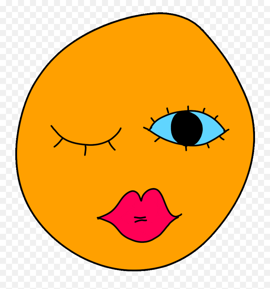 Kiss Smiley Face Gif Animated Emojis - Cloudygif Kiss Emoji Transparent Gif,Smiley Face Emoji Snapchat