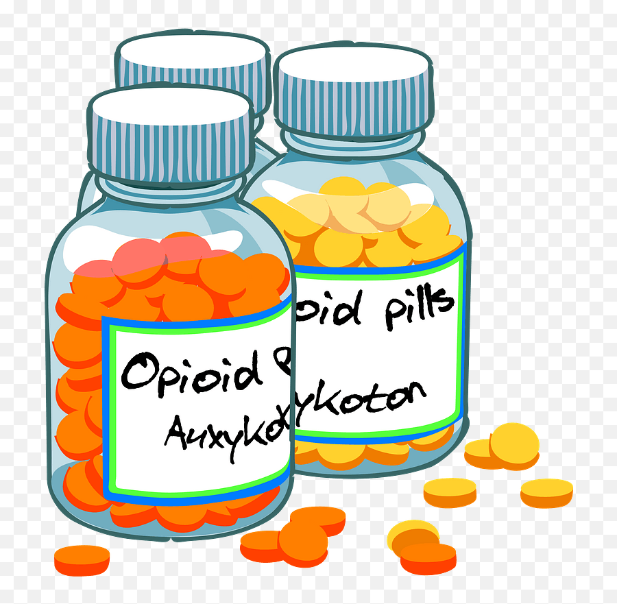 Drugs In Pill Bottles Clipart - Opioid Svg Emoji,Drugs Emoji