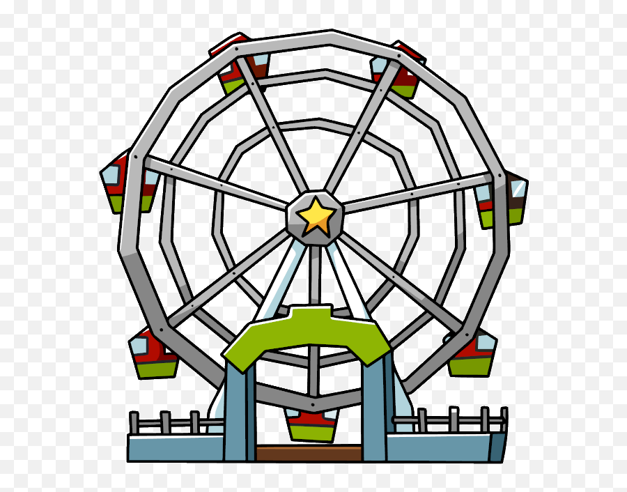 Wheel Clipart Ferris Wheel Wheel - Ferris Wheel Emoji,Ferris Wheel Emoji