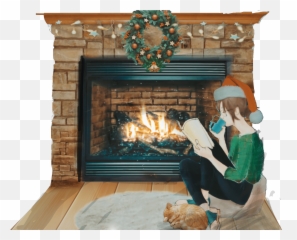 Fireplace Cozy Winter Sticker - Hearth Emoji,Fireplace Emoji