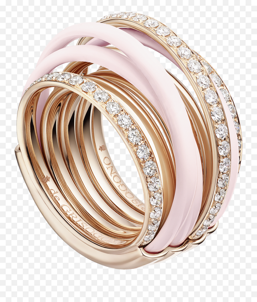 Rose Gold - Prix Bague Or Tunisie Emoji,Faberge Emotion Bangle