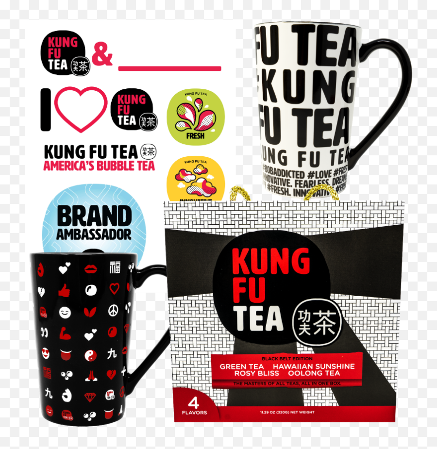 Bougie Bundle Kung Fu Tea Emoji,Kung Fu Emoji