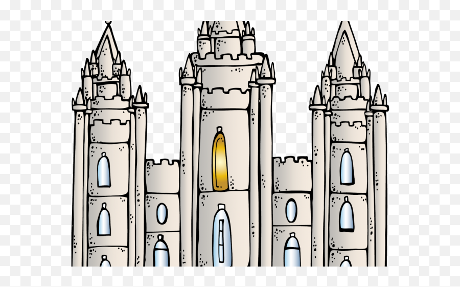 Temple Clipart Mormon Temple - Salt Lake Temple Png Full Transparent Png Lds Salt Lake Temple Clipart Emoji,Emoticons Of Mormon Temple