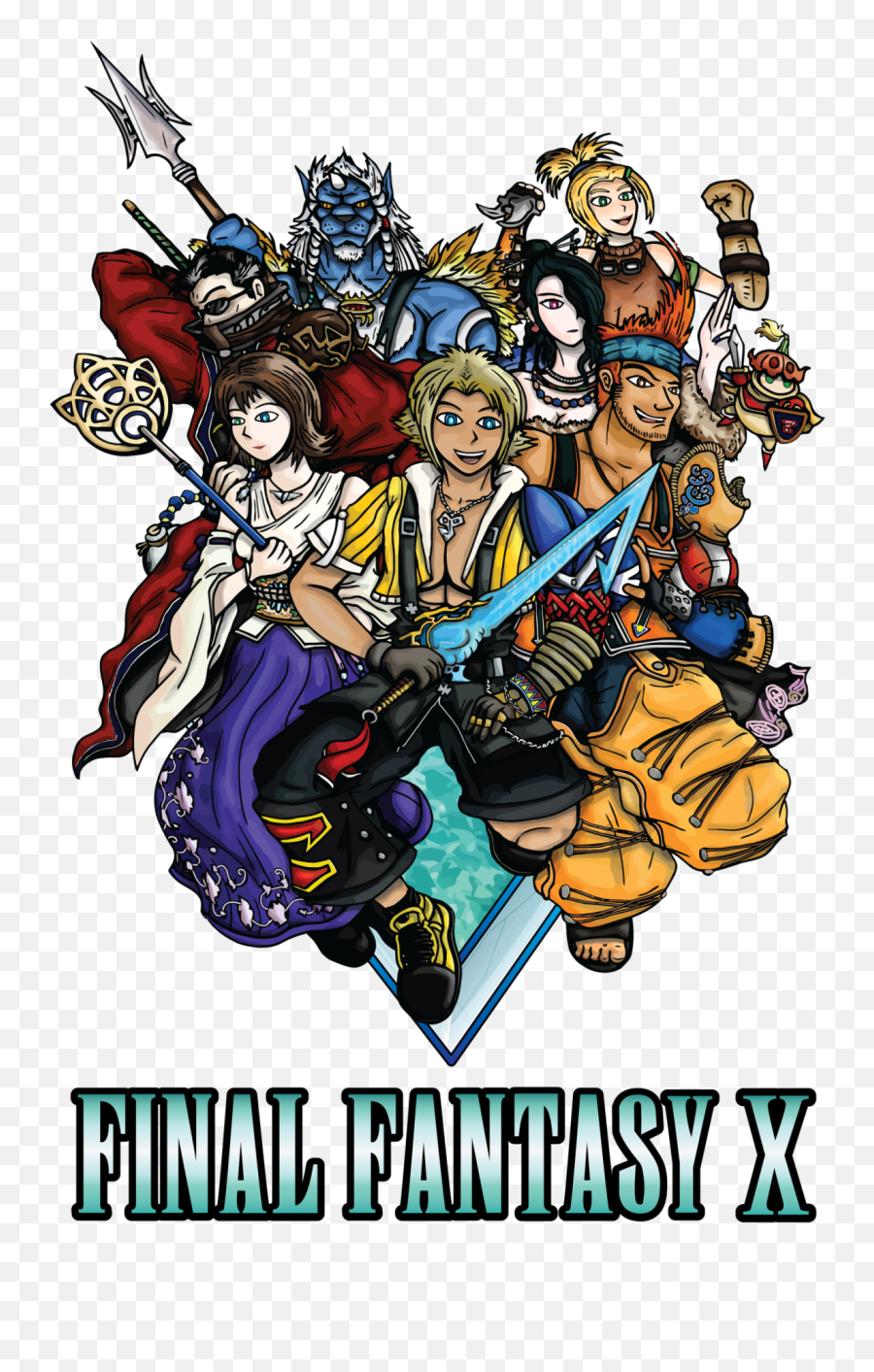 Searching For Auron - Fictional Character Emoji,Final Fantasy X-2 World Of Emotion
