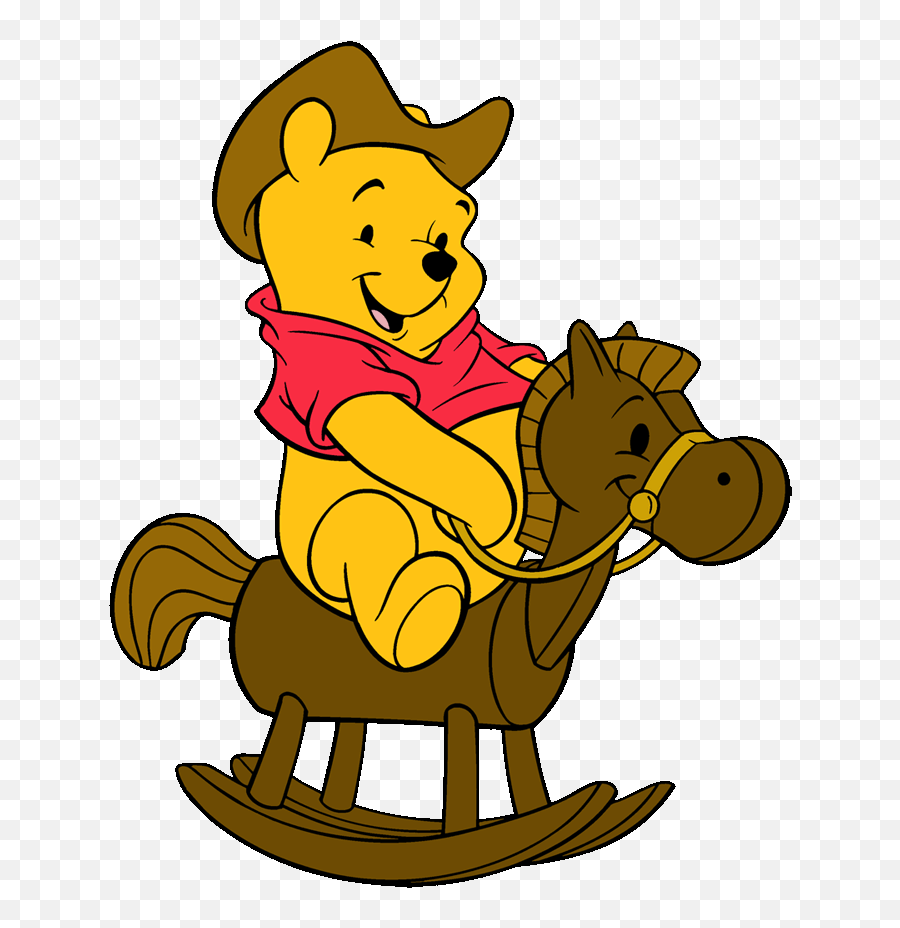 Winnie The Pooh Horse - Winnie The Pooh On Rocking Horse Emoji,Horse And Muscle Emoji
