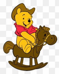 Winnie The Pooh Horse - Winnie The Pooh On Rocking Horse Emoji,Horse And Muscle Emoji