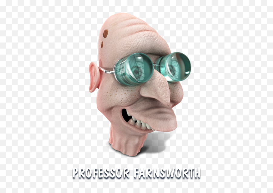 Futurama - Professor Farnsworth Without Glasses Futurama Emoji,Professor Farnsworth Emoticon Facebook