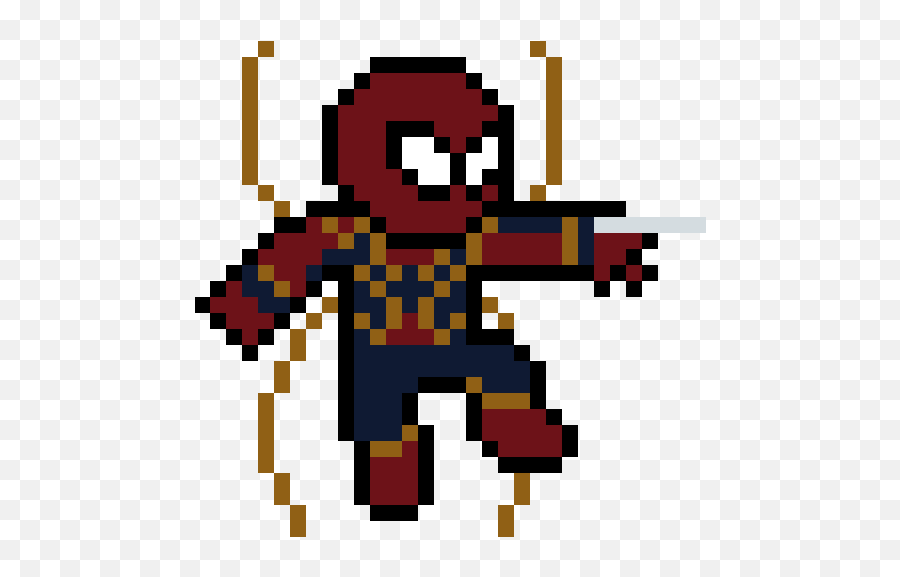 Hd Meme Pixelado - Pixel Art Spiderman Homecoming Emoji,Memes Para Contestar Emojis