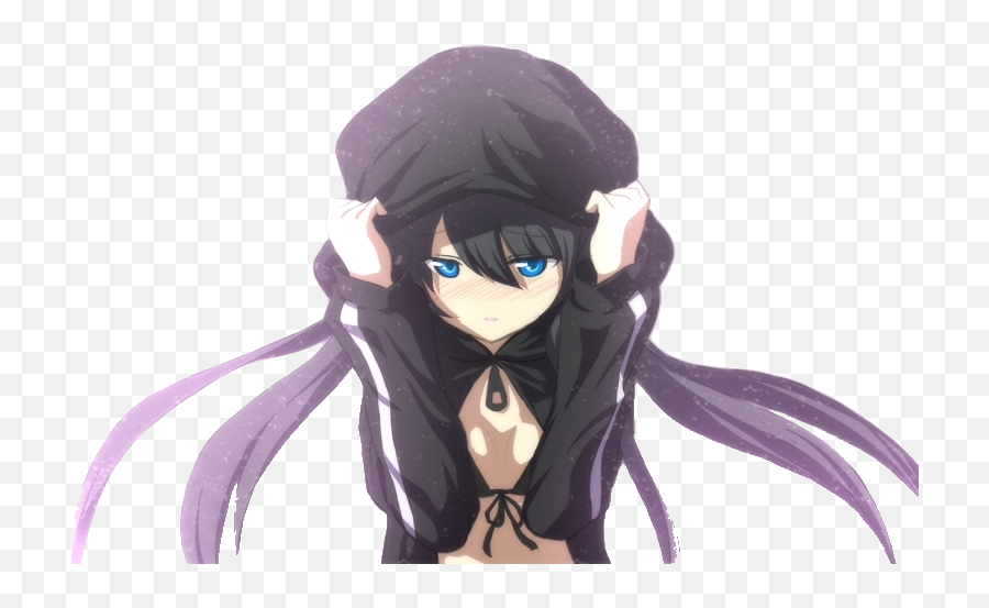 Tg - Traditional Games Black Rock Shooter Assassin Emoji,Emoticon Withone Side Smile Raisedeyebrows Looking To Side
