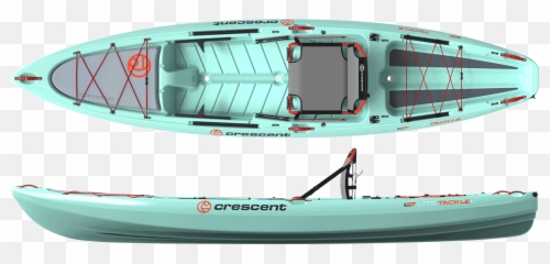 Crescent Litetackle Kayak - Light Tackle Crescent Kayaks Emoji,Emotion 10' Enclosed Kayak W/paddle