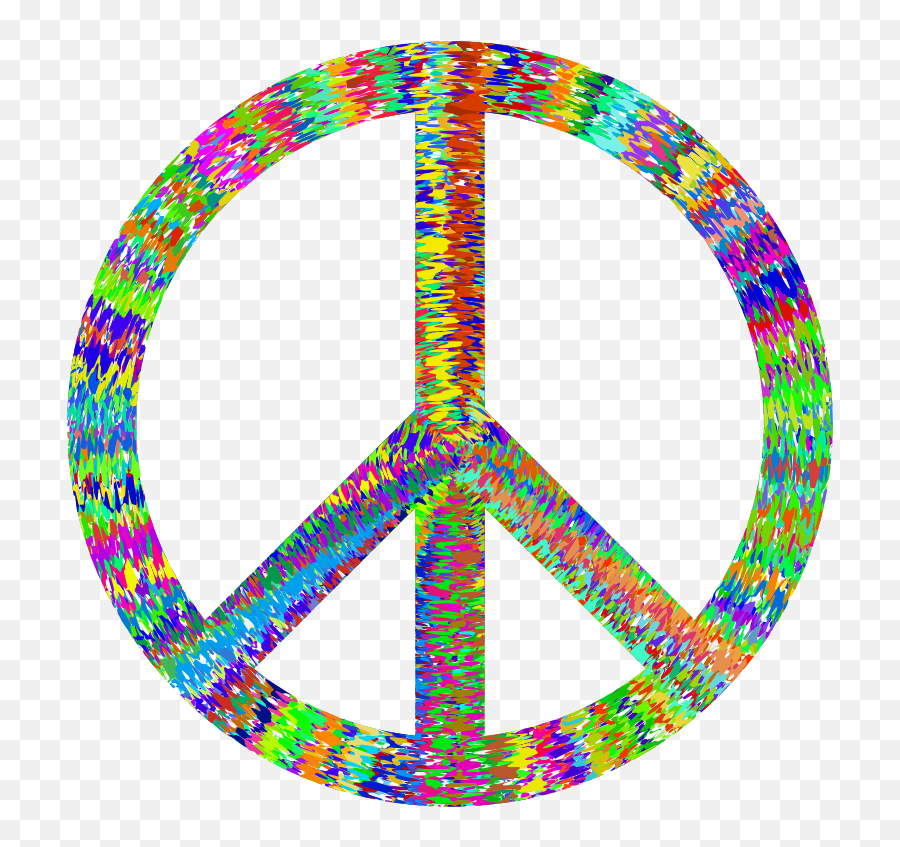 Free Groovy Cliparts Png Images - Trippy Peace Sign Png Emoji,Groovy Hippie Emoji