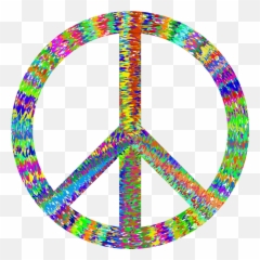 Free Groovy Cliparts Png Images - Trippy Peace Sign Png Emoji,Groovy Hippie Emoji